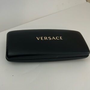 Versace Black Clamshell Eyewear Case